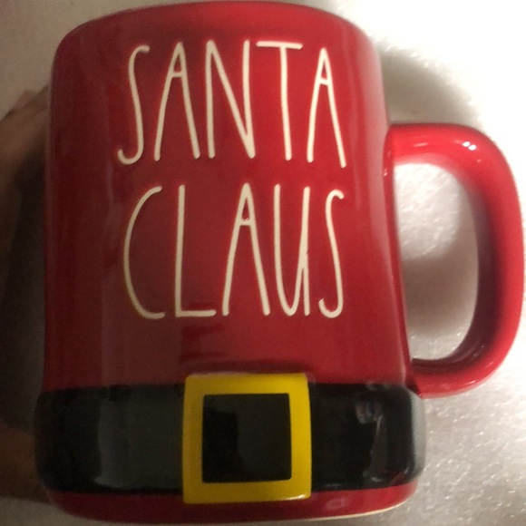 Rae Dunn Santa Mug Holiday Red Ceramic Cup Decor Gift Christmas Gift Clause - Picture 4 of 10